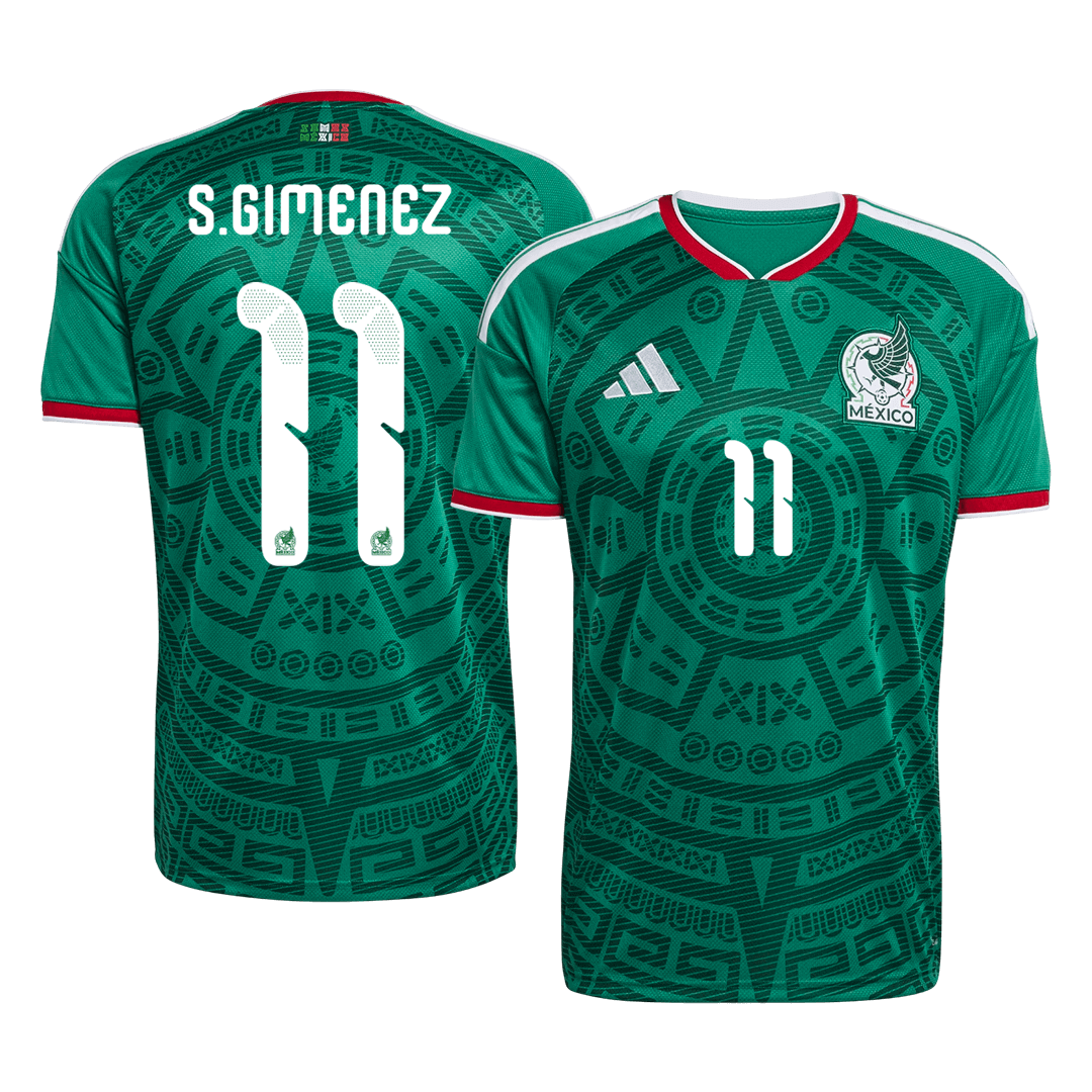 Mexico World Cup Trikot Heim 2026 S.GIMENEZ #11