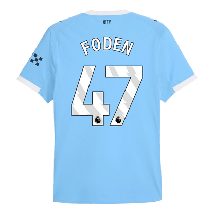 Manchester City Player Version Trikot Heim 2025/26 FODEN #47 Slim Fit