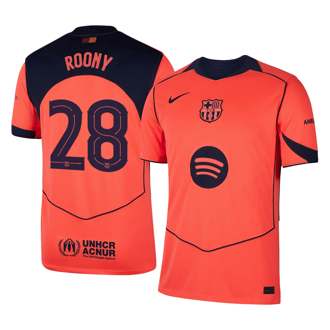 Barcelona Trikot Drittes Auswärts 2025/26 ROONY #28