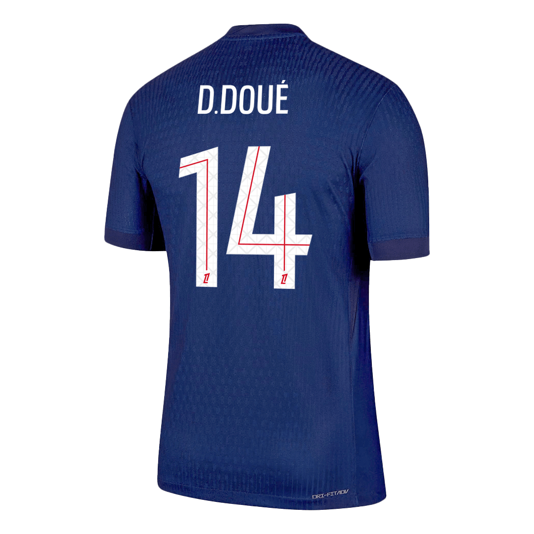 PSG Player Version Trikot Heim 2025/26 D.DOUÉ #14 Slim Fit