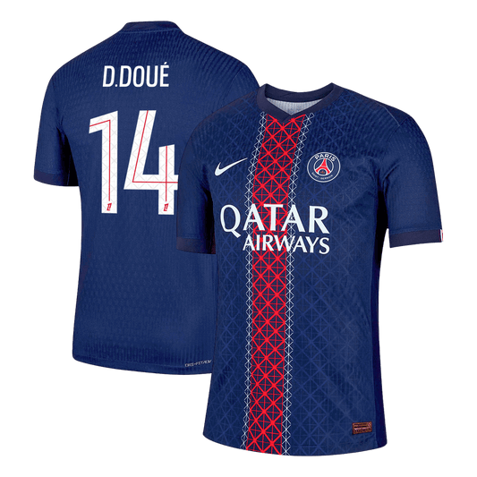 PSG Player Version Trikot Heim 2025/26 D.DOUÉ #14 Slim Fit