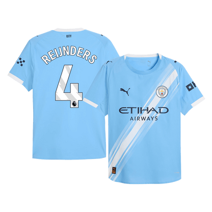 Manchester City Player Version Trikot Heim 2025/26 REIJNDERS #4 Slim Fit