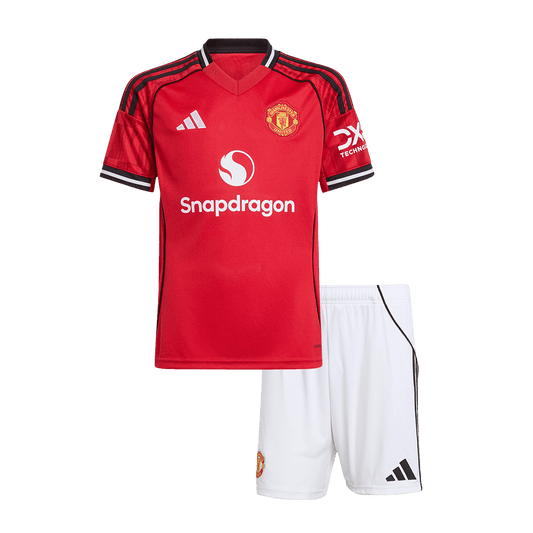 ManU Kinder Trikot Set Heim 2025/26