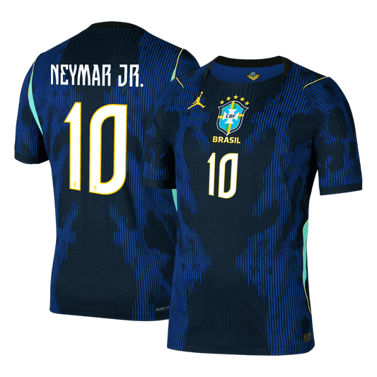 Brazil World Cup Player Version Trikot Auswärts 2026 NEYMAR JR. #10 Slim Fit