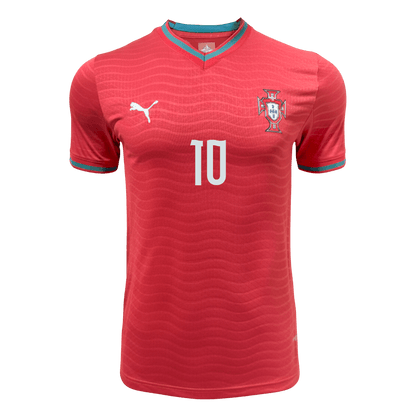 Portugal World Cup Player Version Trikot Heim 2026 BERNARDO #10 Slim Fit