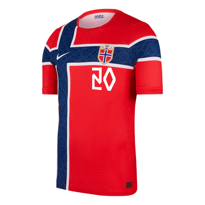 Norway World Cup Player Version Trikot Heim 2026 NUSA #20 Slim Fit