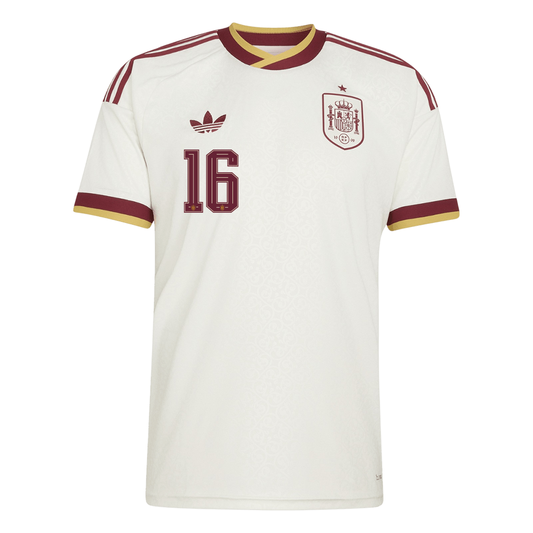Spain World Cup Trikot Auswärts 2026 RODRIGO #16
