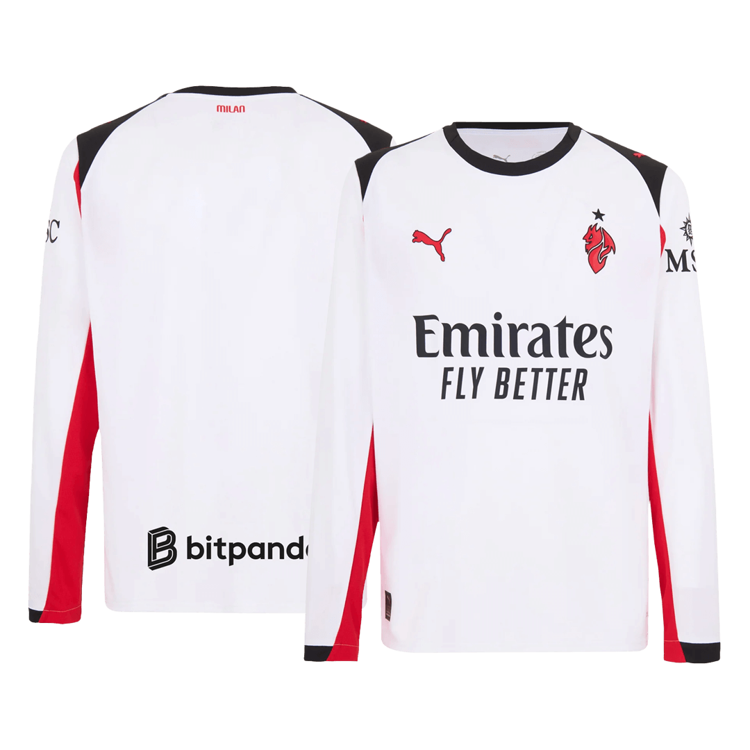 AC Milan Langarm Trikot Auswärts 2025/26