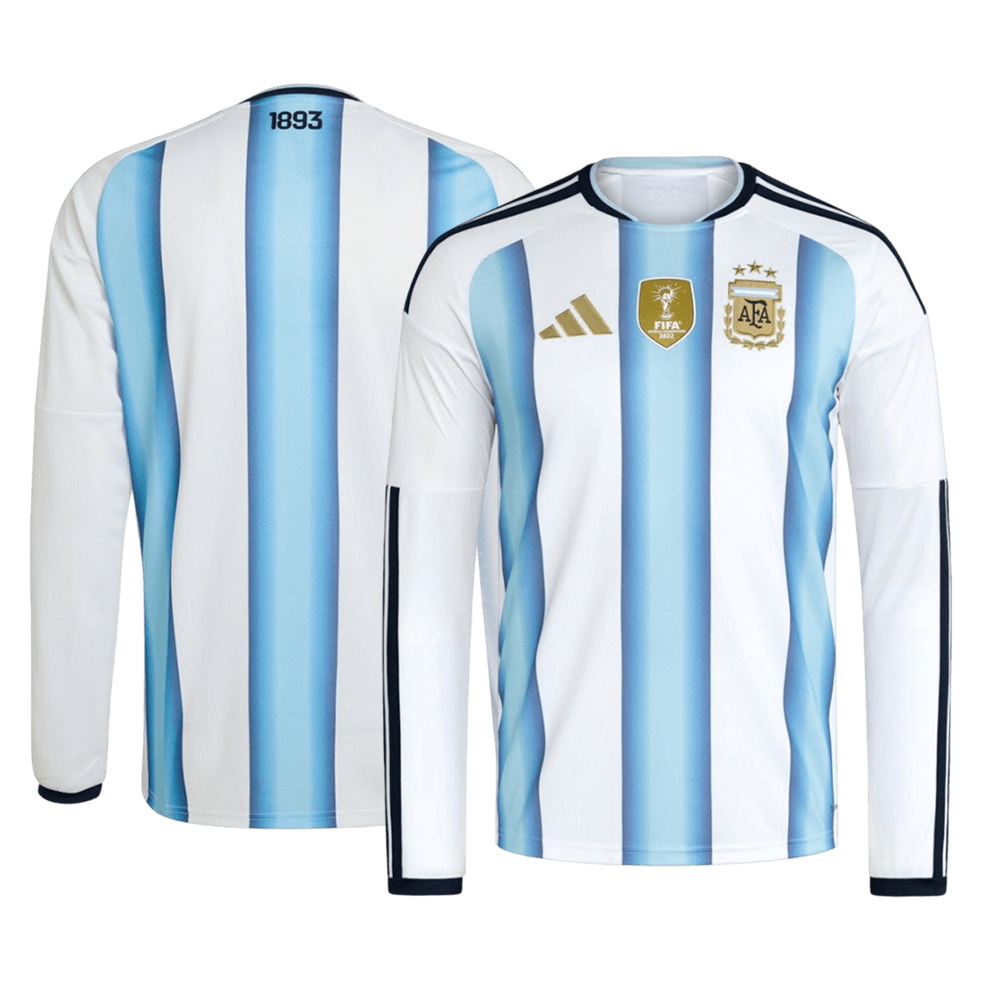 Argentina World Cup Langarm Trikot Heim 2026