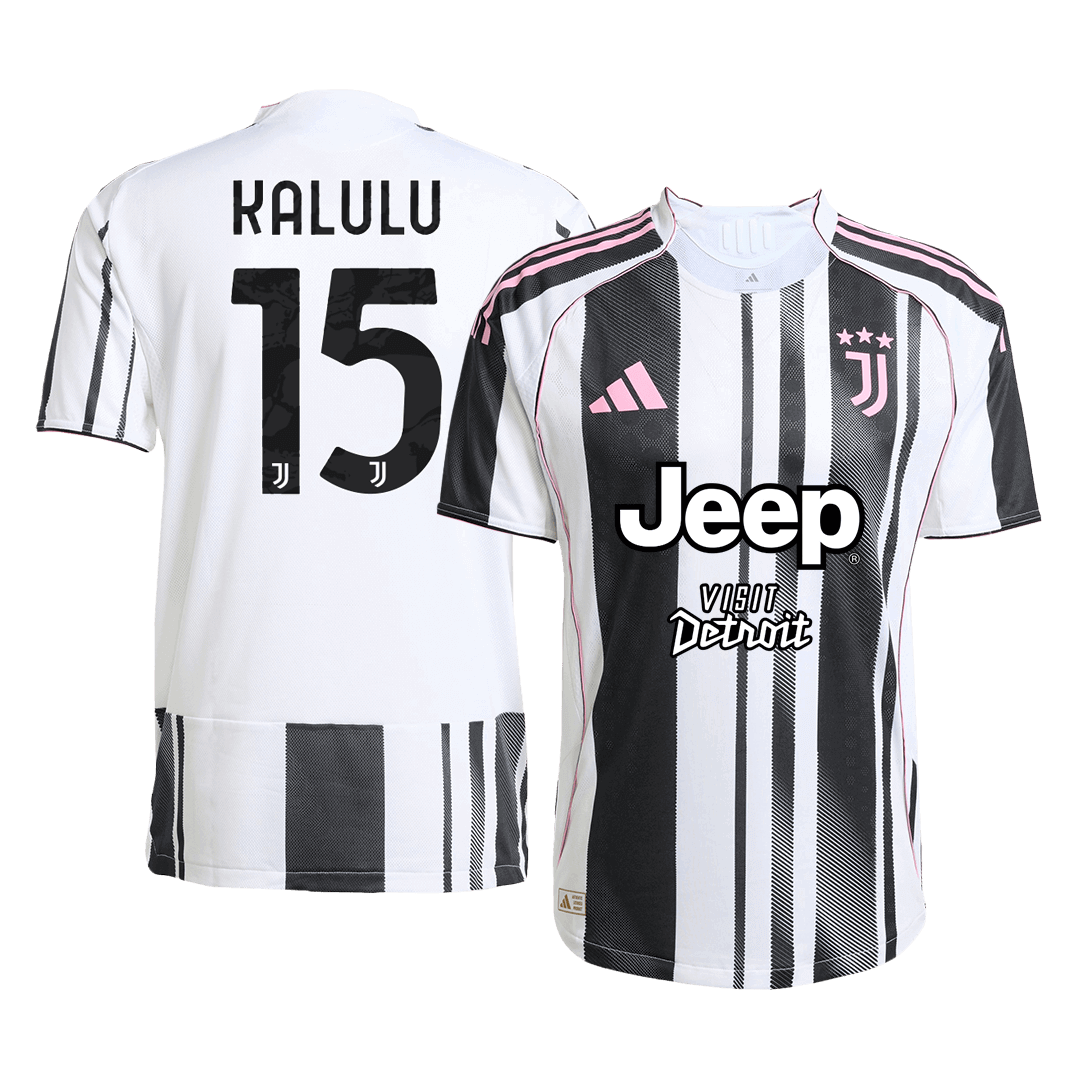 Juventus Player Version Trikot Heim 2025/26 KALULU #15 Slim Fit
