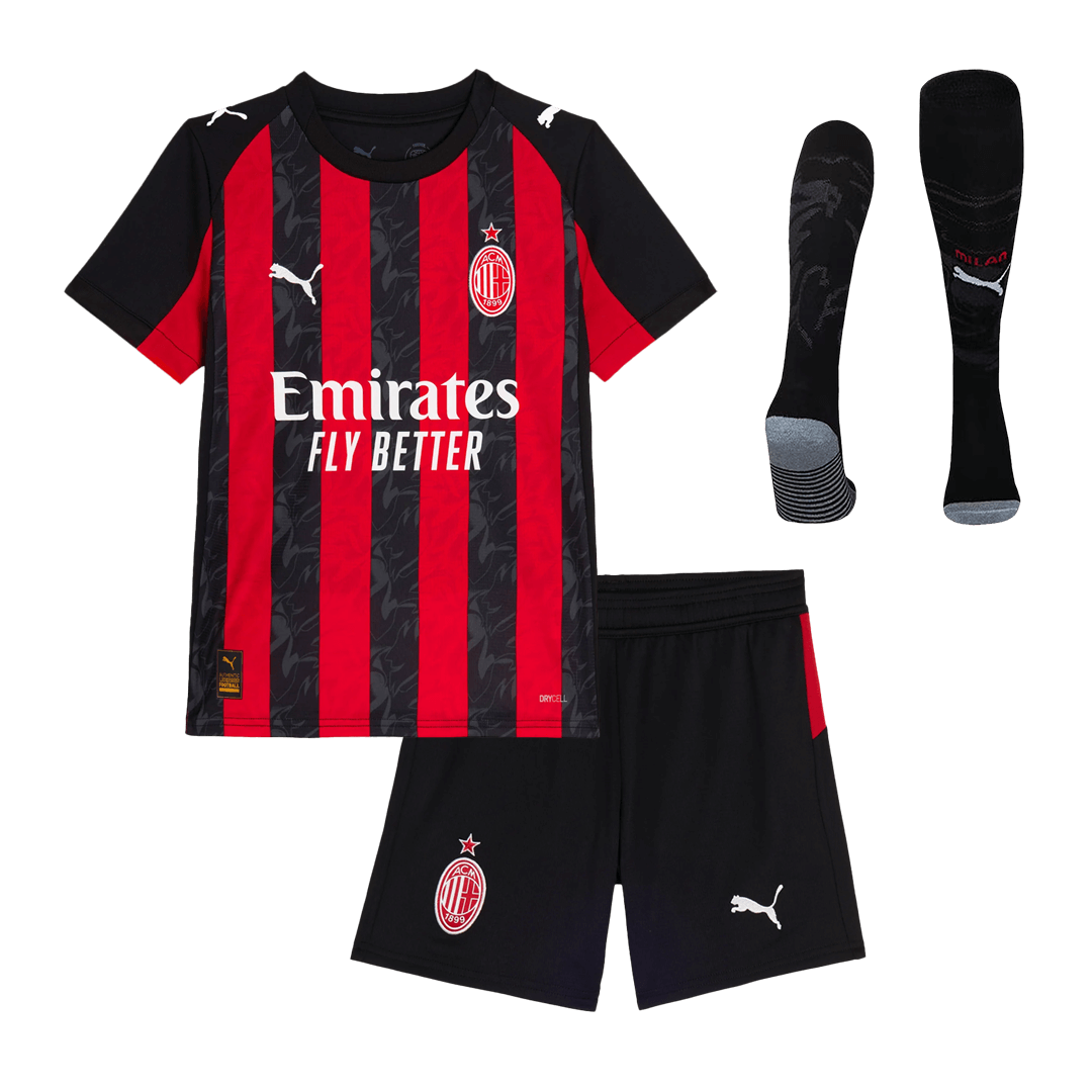 AC Milan Kinder Trikot Komplett-Set Heim 2025/26