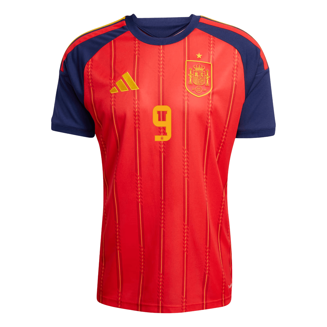 Spain World Cup Trikot Heim 2026 GAVI #9 [PREMIUM]