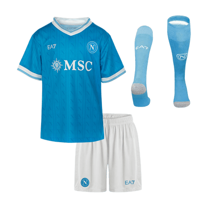 Napoli Kinder Trikot Komplett-Set Heim 2025/26