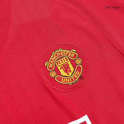 Manchester United Retro Langarm Trikot Heim 2007/08 RONALDO #7