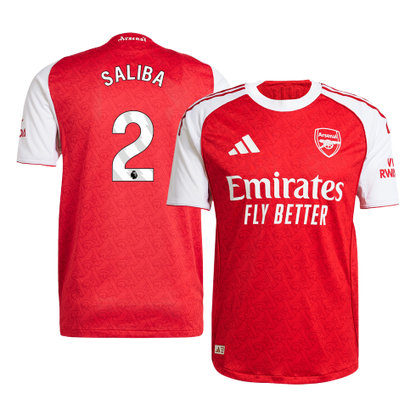 Die Gunners Player Version Trikot Heim 2025/26 SALIBA #2 Slim Fit