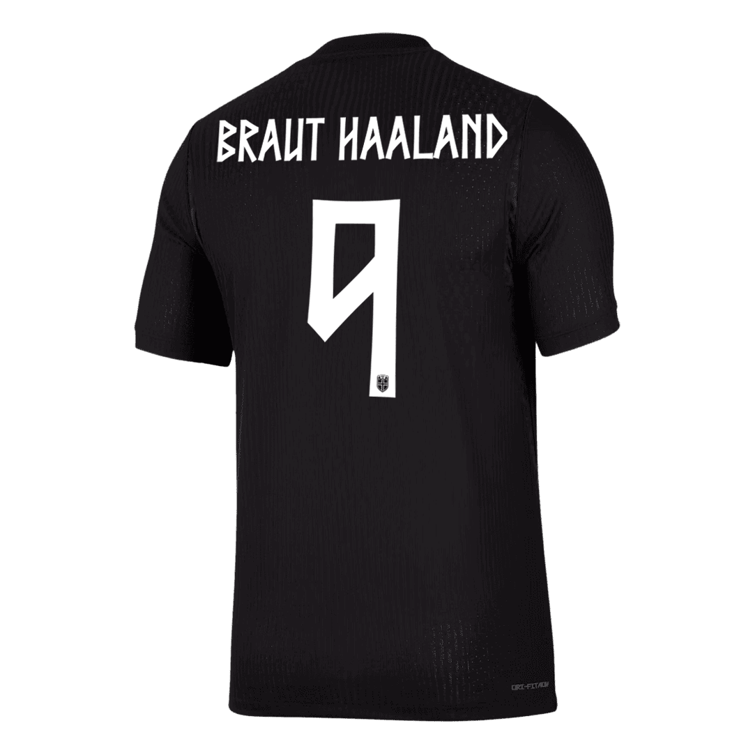 Norway World Cup Player Version Trikot Auswärts 2026 BRAUT HAALAND #9 Slim Fit