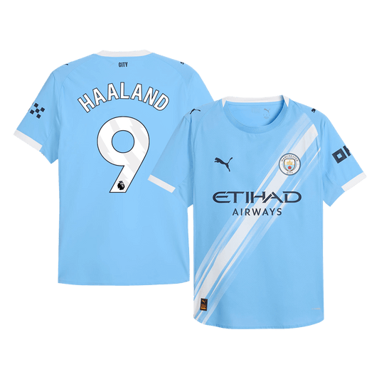 Manchester City Player Version Trikot Heim 2025/26 HAALAND #9 Slim Fit