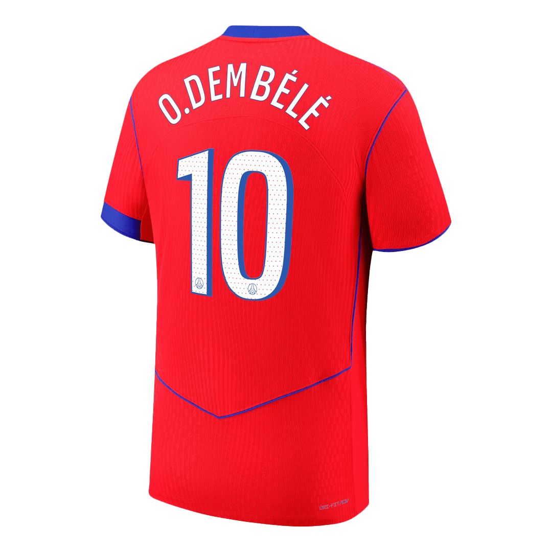 PSG Player Version Trikot Drittes Auswärts 2025/26 O.DEMBÉLÉ #10 Slim Fit