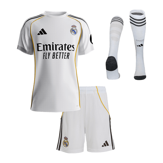 Los Blancos Kinder Trikot Komplett-Set Heim 2025/26 [PREMIUM]