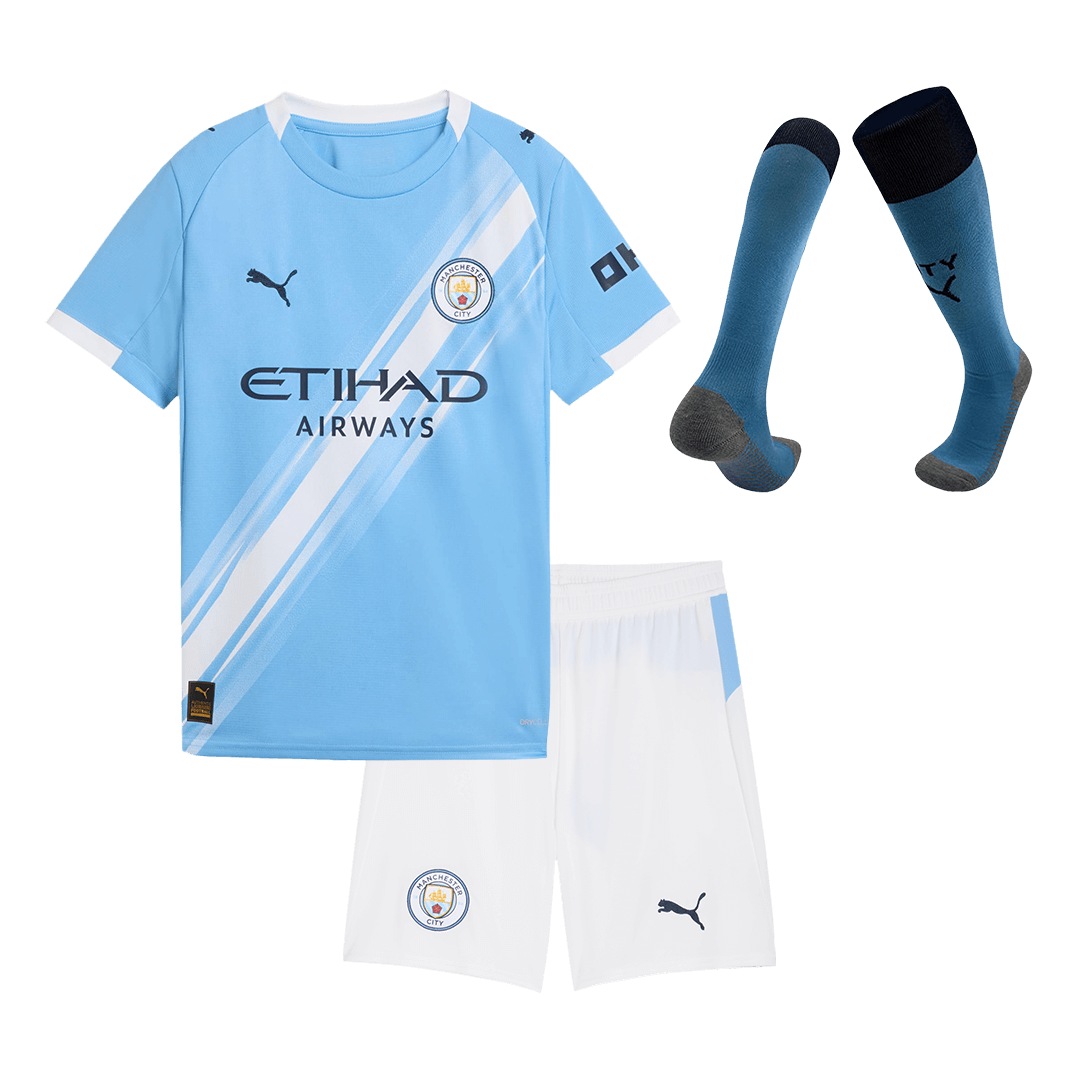Manchester City Kinder Trikot Komplett-Set Heim 2025/26