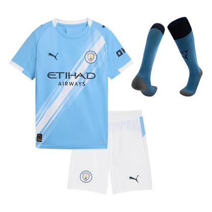 Manchester City Kinder Trikot Komplett-Set Heim 2025/26