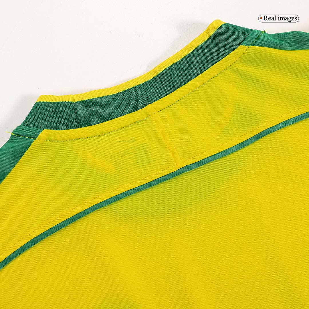 Brazil World Cup Retro Trikot Heim 1998 RIVALDO #10