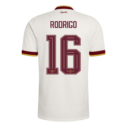 Spain World Cup Player Version Trikot Auswärts 2026 RODRIGO #16 Slim Fit