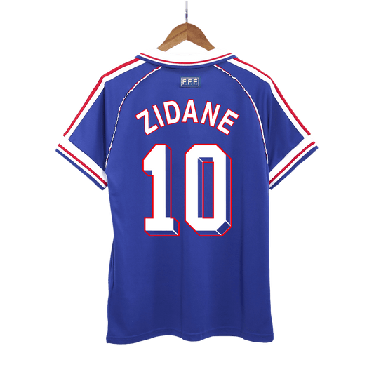 France World Cup Retro Trikot Heim 1998 ZIDANE #10