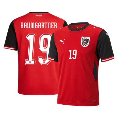 Austria World Cup Trikot Heim 2026 BAUMGARTNER #19