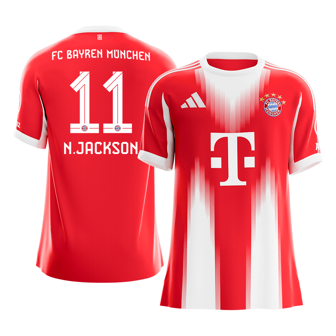 Bayern Munich Trikot Heim 2025/26 N.JACKSON #11 [PREMIUM]