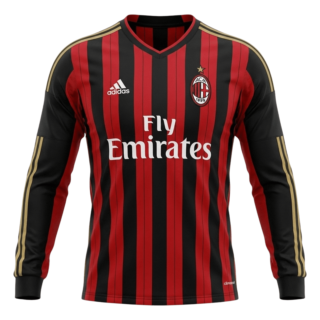 AC Milan Retro Langarm Trikot Heim 2013/14