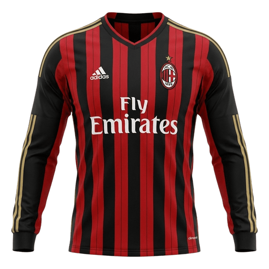 AC Milan Retro Langarm Trikot Heim 2013/14