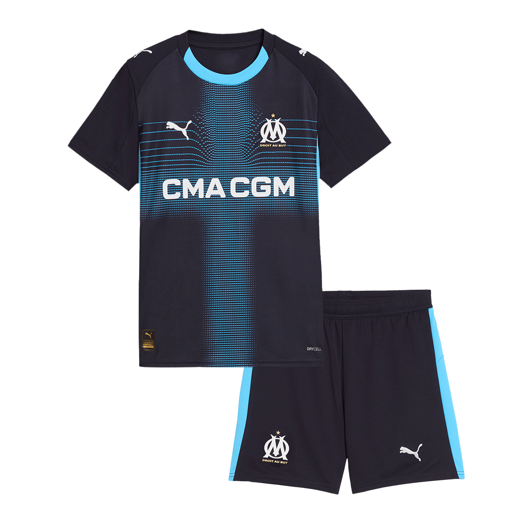 Marseille Kinder Trikot Set Auswärts 2025/26