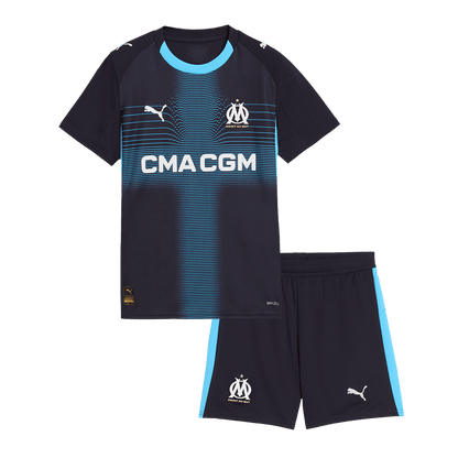 Marseille Kinder Trikot Set Auswärts 2025/26