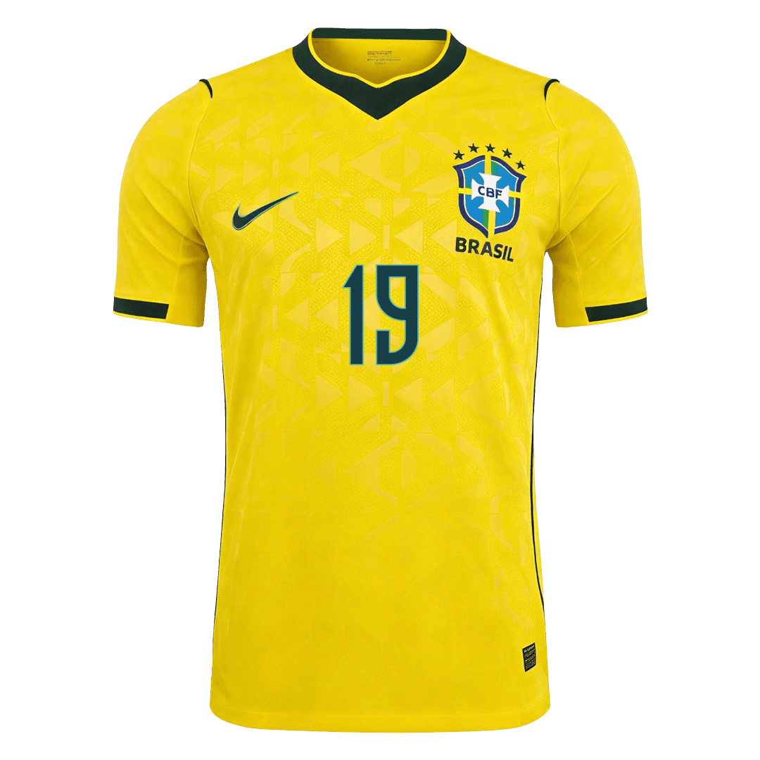 Brazil World Cup Player Version Trikot Heim 2026 ENDRICK #19 Slim Fit