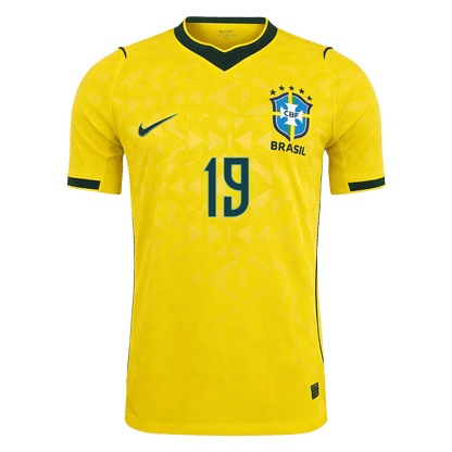 Brazil World Cup Player Version Trikot Heim 2026 ENDRICK #19 Slim Fit