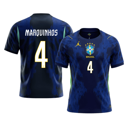 Brazil World Cup Trikot Auswärts 2026 MARQUINHOS #4