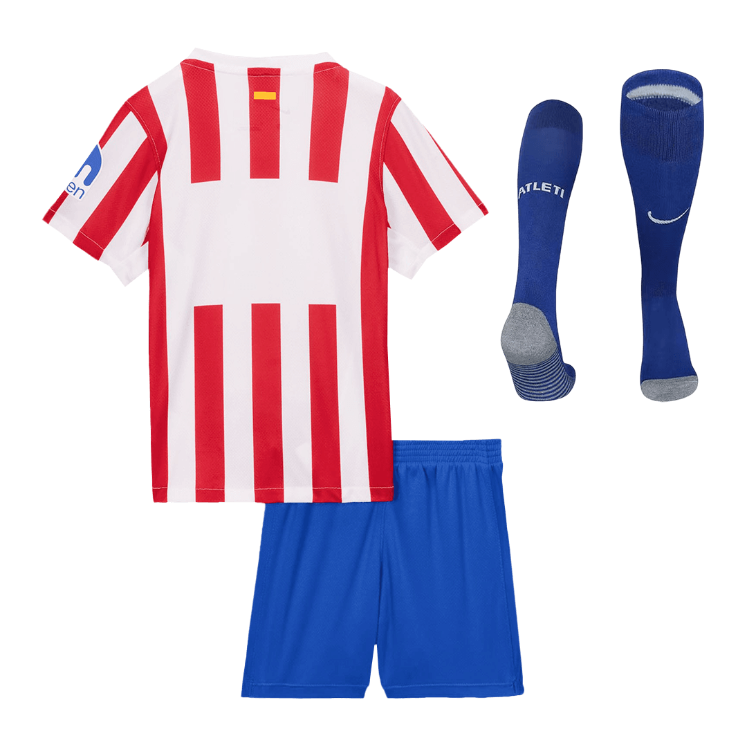 Atletico Madrid Kinder Trikot Komplett-Set Heim 2025/26