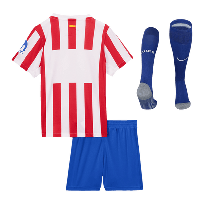 Atletico Madrid Kinder Trikot Komplett-Set Heim 2025/26