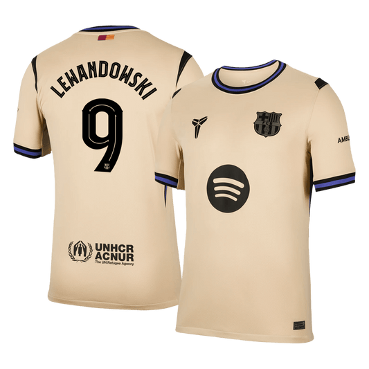 Barcelona Trikot Auswärts 2025/26 UCL LEWANDOWSKI #9