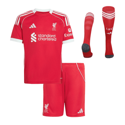 Liverpool Kinder Trikot Komplett-Set Heim 2025/26