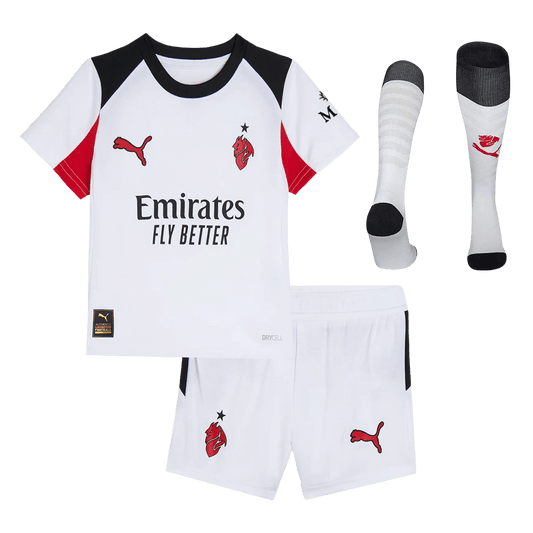 AC Milan Kinder Trikot Komplett-Set Auswärts 2025/26