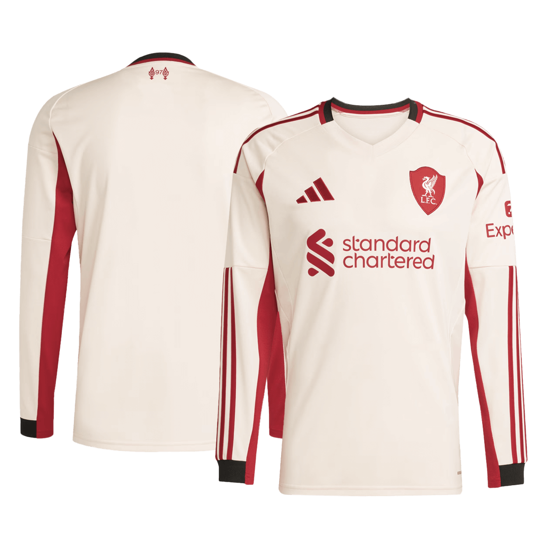 Liverpool Langarm Trikot Auswärts 2025/26