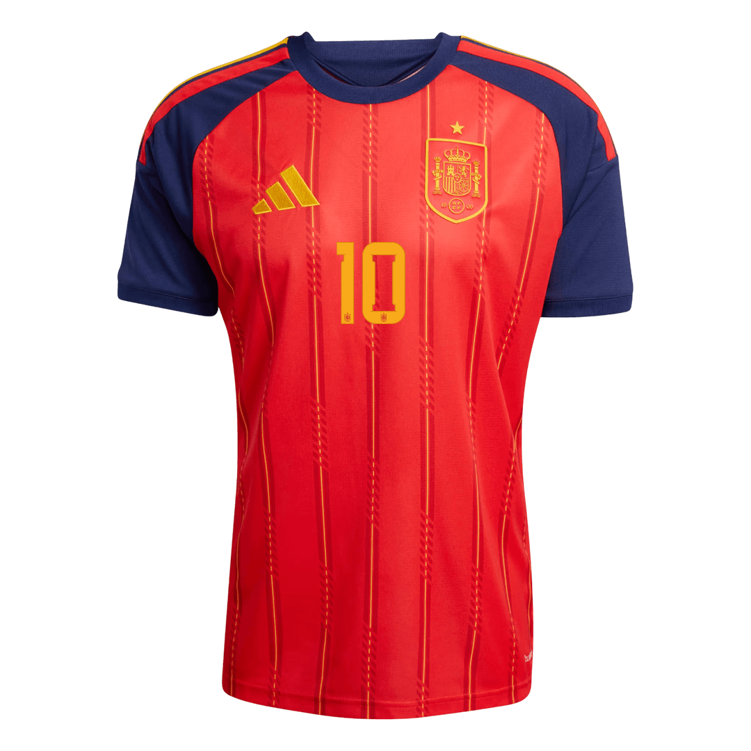 Spain World Cup Trikot Heim 2026 OLMO #10 [PREMIUM]