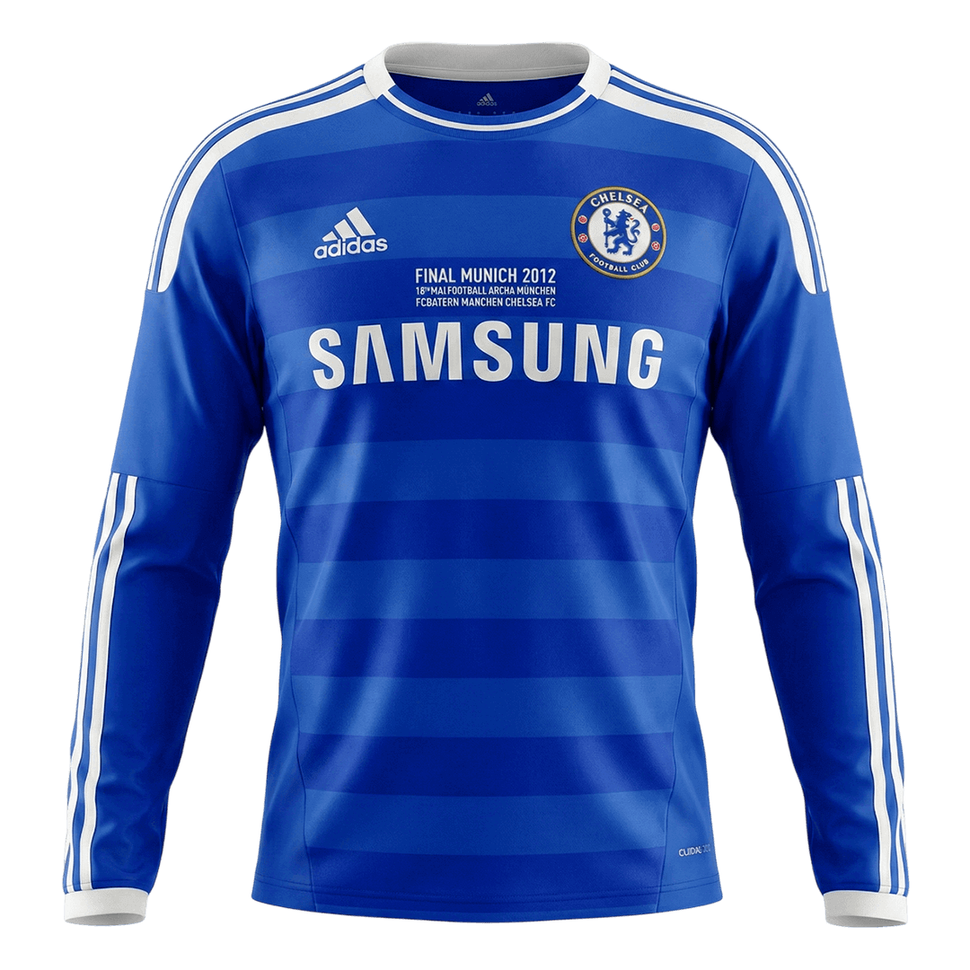 Chelsea Retro Langarm Trikot Heim 2011/12