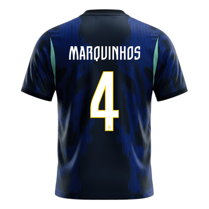 Brazil World Cup Trikot Auswärts 2026 MARQUINHOS #4