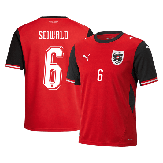 Austria World Cup Trikot Heim 2026 SEIWALD #6