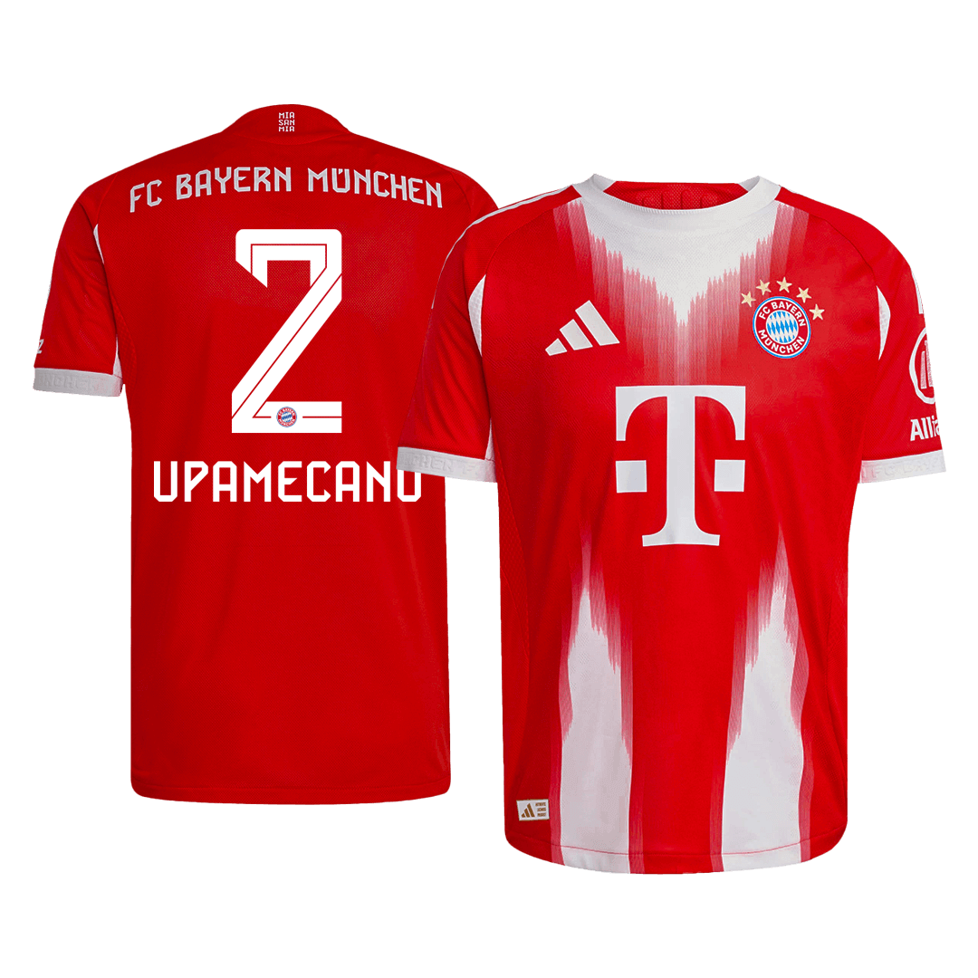 Bayern Munich Player Version Trikot Heim 2025/26 UPAMECANO #2 Slim Fit