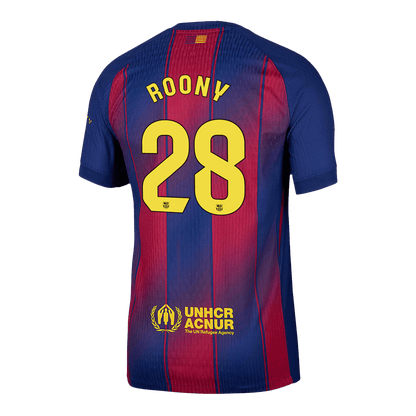 Barcelona Player Version Trikot Heim 2025/26 ROONY #28 Slim Fit