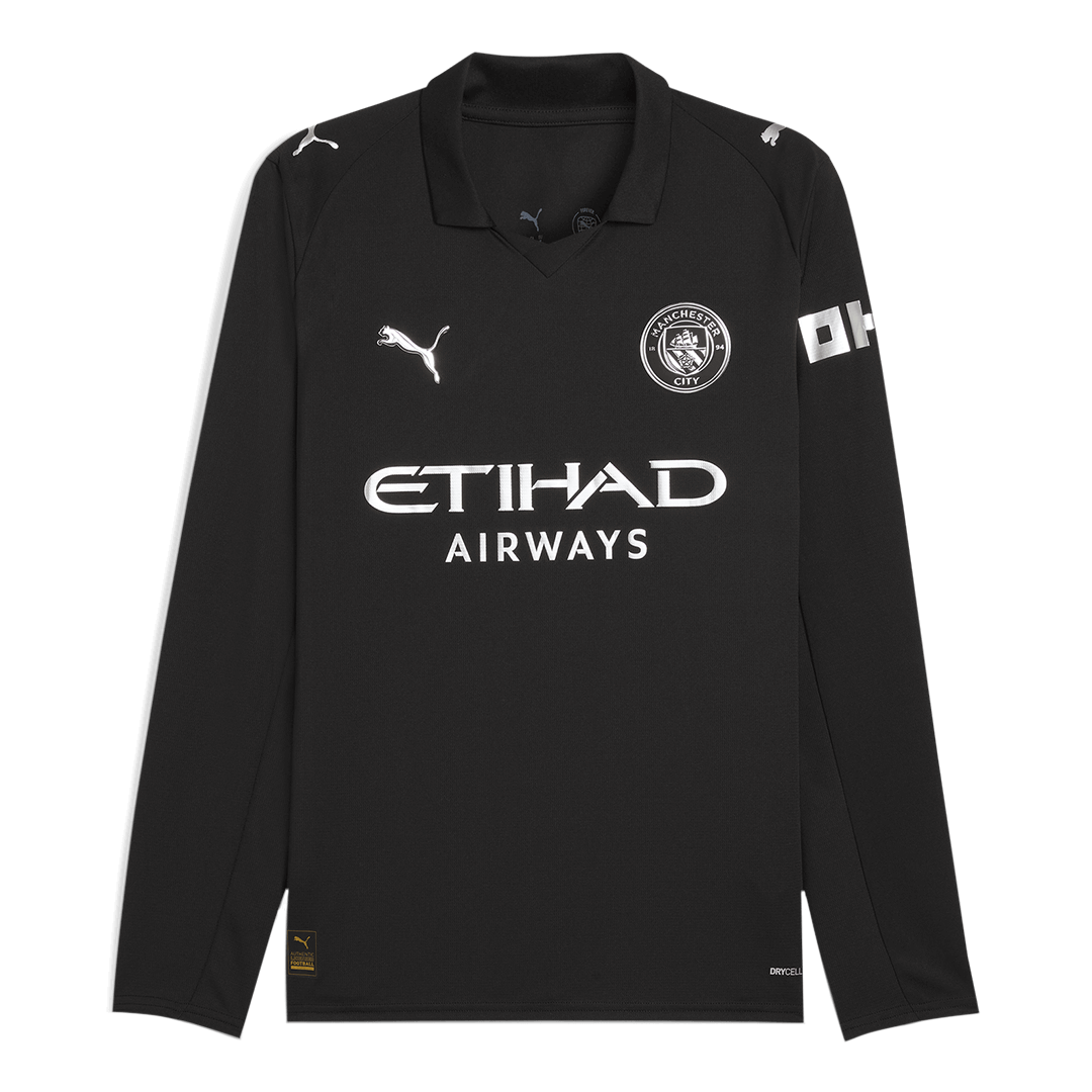 Manchester City Langarm Trikot Auswärts 2025/26